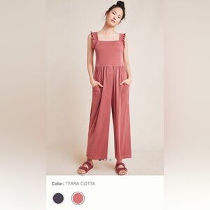 Anthropologie Billie sleeveless jumpsuit by Saturday Sunday, sz L EUC